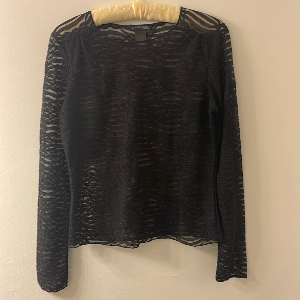 Kenneth Cole sheer top, size S, never worn